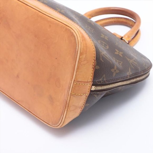 Louis Vuitton Alma Pm Brown Monogram Canvas Tote - Picture 6 of 12